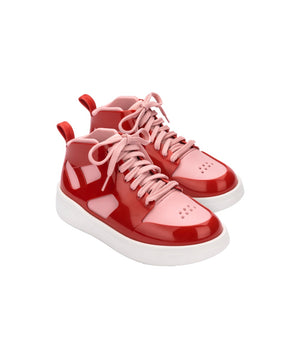 Melissa Player Sneaker - White/Red