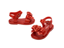Mini Melissa Mar Sandal Hot BB - Glitter Red