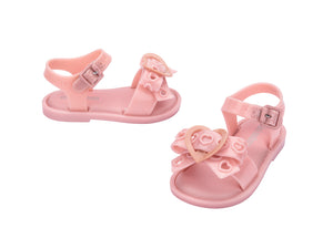 Mini Melissa Mar Sandal Hot BB - Glitter Pink