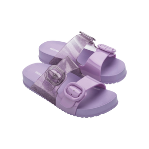 Mini Melissa Cozy Slide INF (Lilac/Glitter)
