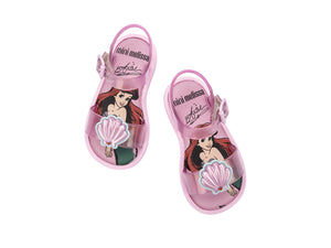 Mini Melissa Mar Sandal + Disney Princess BB (Glitter Pink/ Pink)