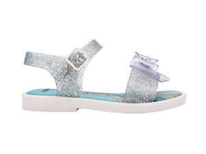 Mini Melissa Mar Sandal + Disney Princess INF (Glitter Clear/White)