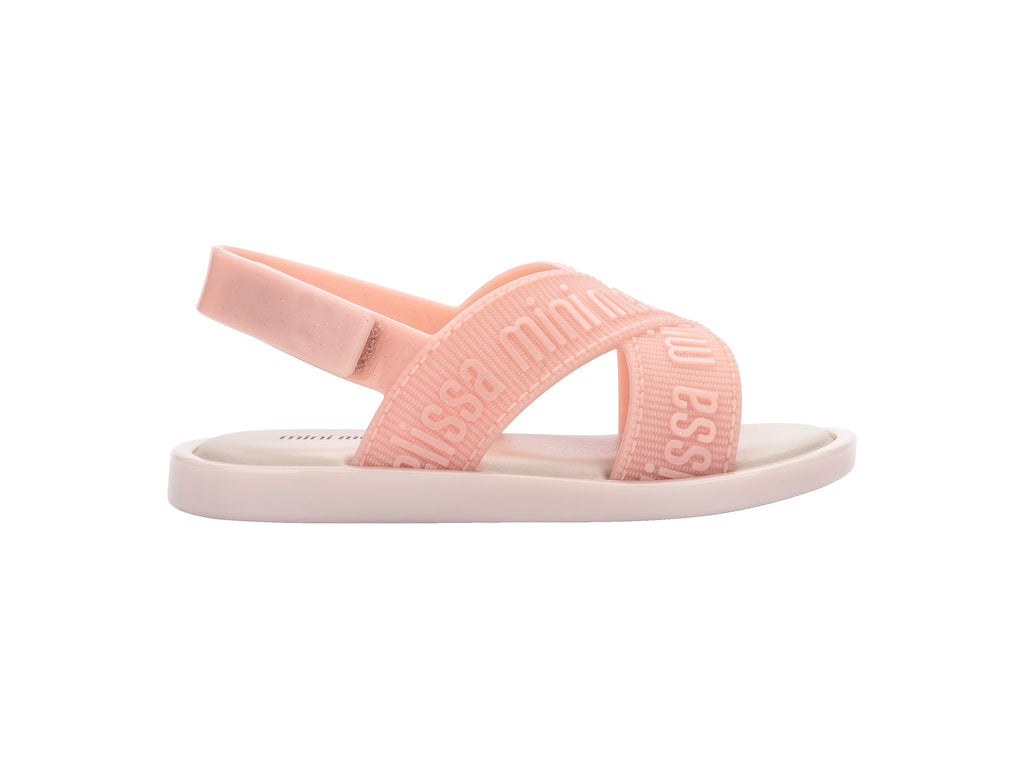 Mini Melissa M Lover Sandal BB - Beige/Pink