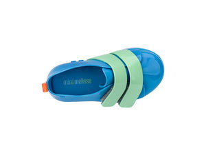 Mini Melissa Go Sneaker (Blue/Orange/Green)
