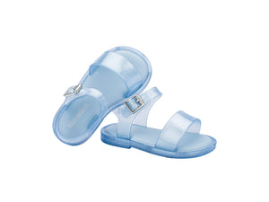 Mini Melissa Mar Sandal IV BB - Blue Glitter