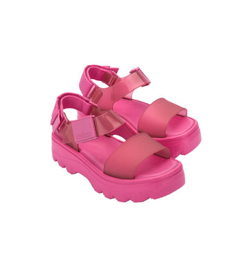 Melissa Kick Off Sandal - Pink/Clear Pink