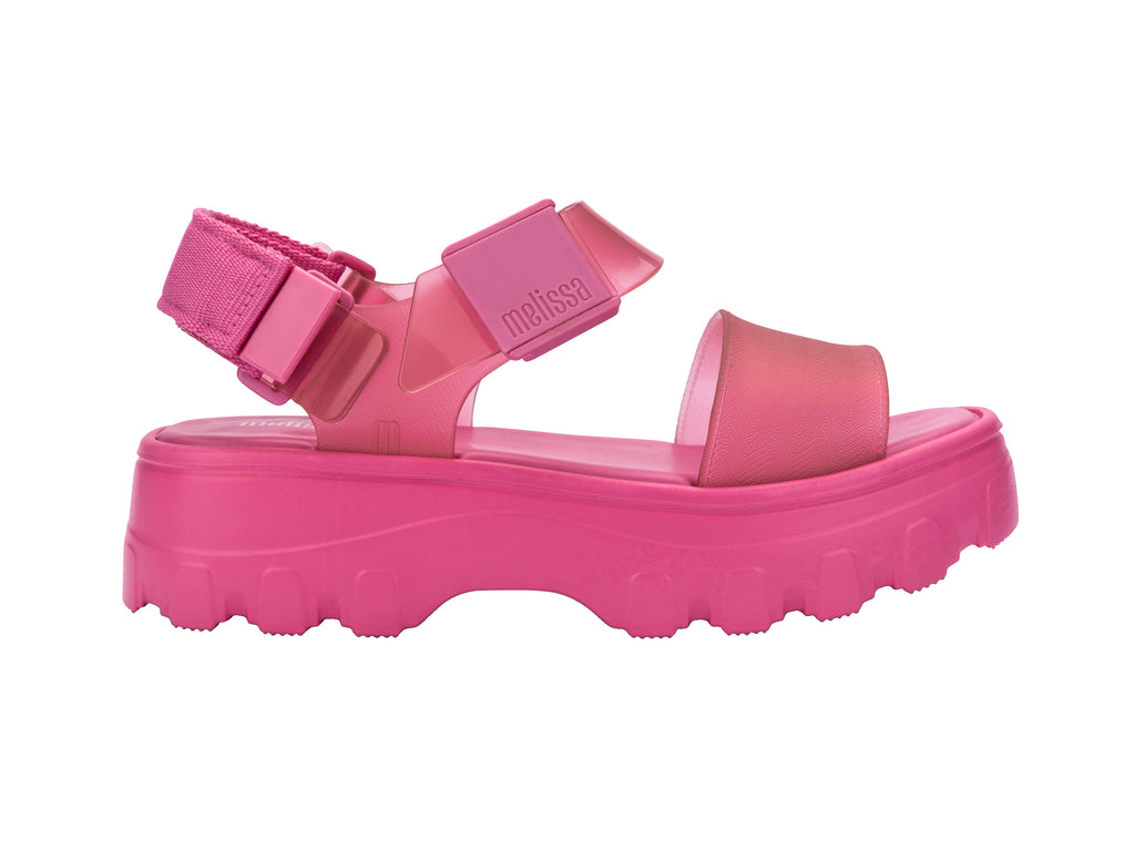 Melissa Kick Off Sandal - Pink/Clear Pink