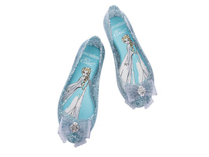 Mini Melissa Sweet Love + Disney Princess INF - Azul Glitter/Azul