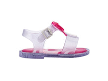Mini Melissa Mar Sandal Jelly Pop BB - Clear Glitter/Pink