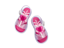 Mini Melissa Mar Sandal Jelly Pop BB - Clear Glitter/Pink