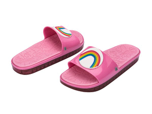 Melissa Beach Slide Next Gen + Care Bears - Pink