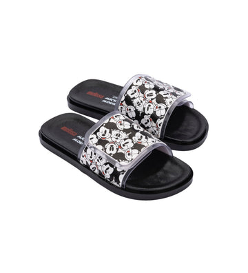 Melissa Groovy + Mickey Mouse - Black/Clear/White