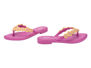 Melissa Flip Flop Spring - Lilac/Yellow