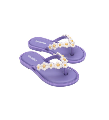 Mini Melissa Flip Flop Spring INF - Lilac/White