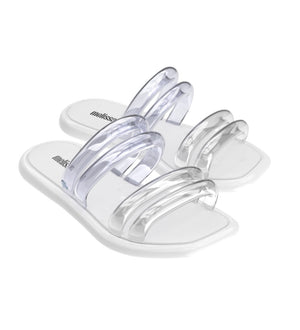 Melissa Airbubble Slide - White/Clear