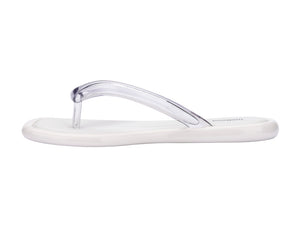 Melissa Airbubble Flip Flop - White/Clear