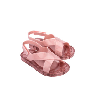 Mini Melissa Friendly  INF - Clear Pink/Pink Glitter