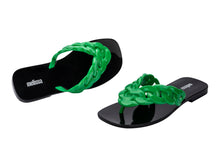 Melissa Brace Flip Flop - Black/Green